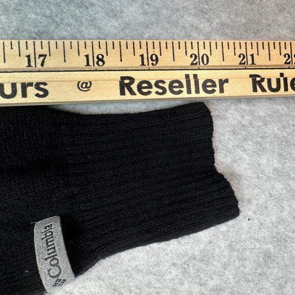 Columbia Sweater Mens S Black 1/4 Zip Pullover Knitted Wool Blend Regular Fit - Picture 10 of 10